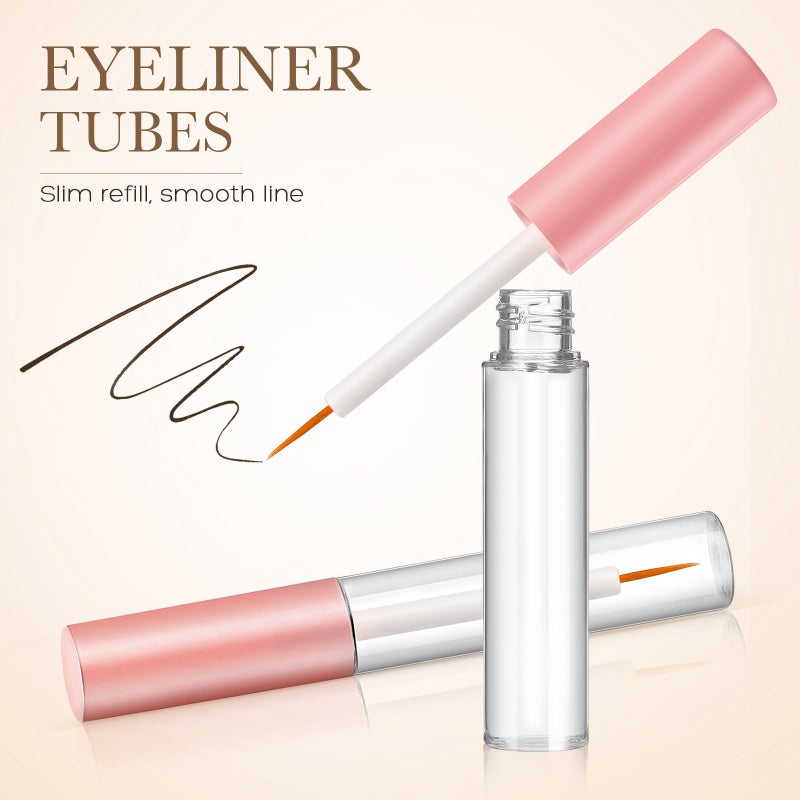 4pcs Empty Mascara Tube with Eyelash Small Shadow Tip Liner Container - Image 3