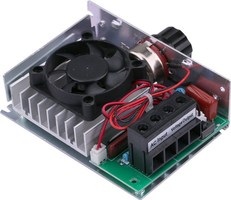 Yeeco AC 110V 10000W SCR Electronic Voltage Regulator Motor Speed Control Thermostat Governing Governor dimmer - Image 4