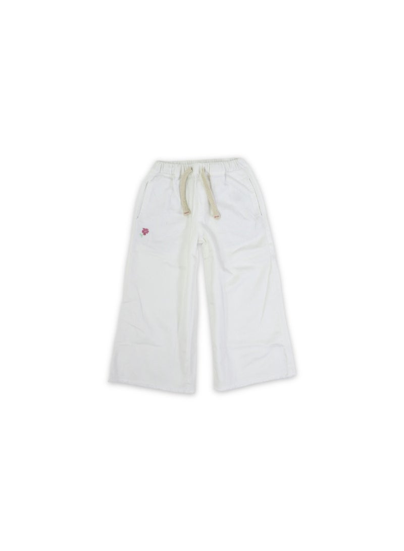 Pompelo Girls Cotton Pants – Off-White - Image 1