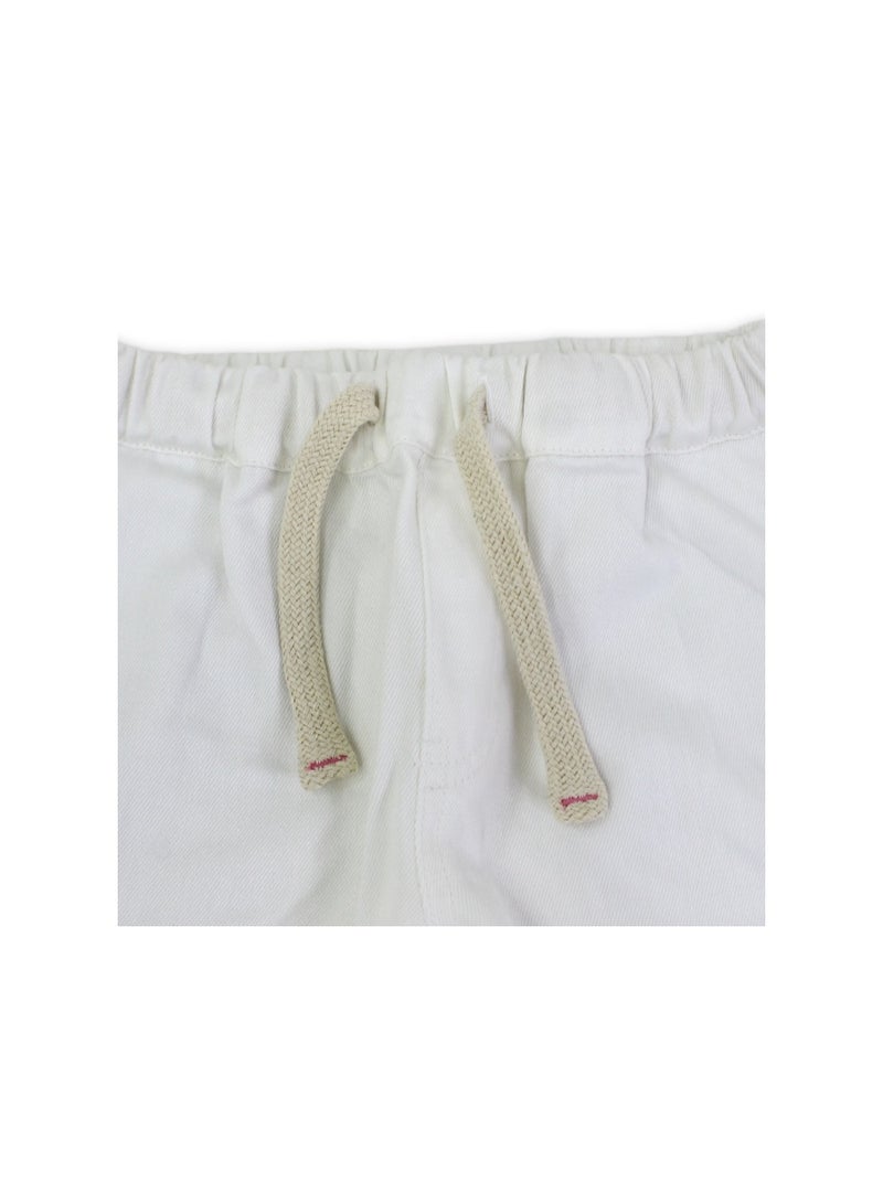 Pompelo Girls Cotton Pants – Off-White - Image 3