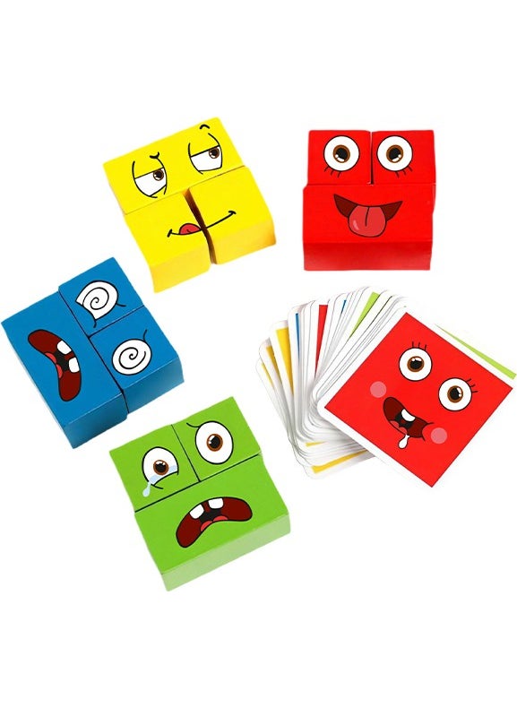 Edoy - Rubik Emoji Puzzle Fun Toy to Improve Quick Thinking, Mental and Visual Skills - Image 1