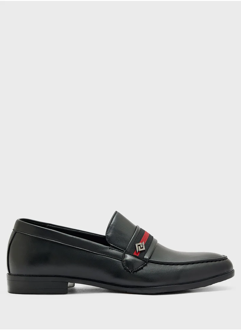 Robert Wood Webbing Detail Formal Slip Ons