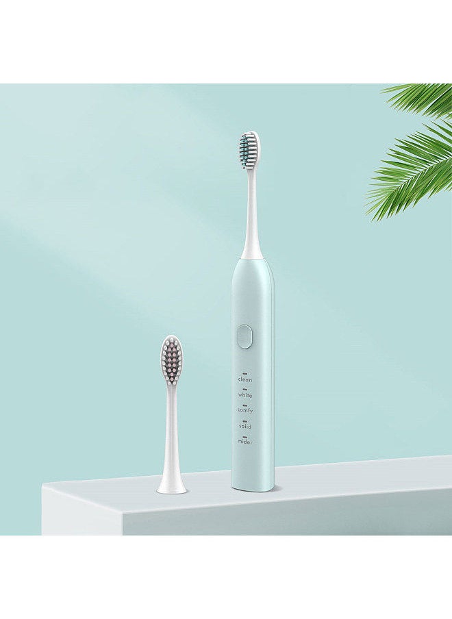 Generic - USB Sonic Electric Toothbrush 5 Modes Rechargeable Automatic Vibration Toothbrush for Adult Dental Care with 3 Replaceable Toothbrush Heads - Image 1