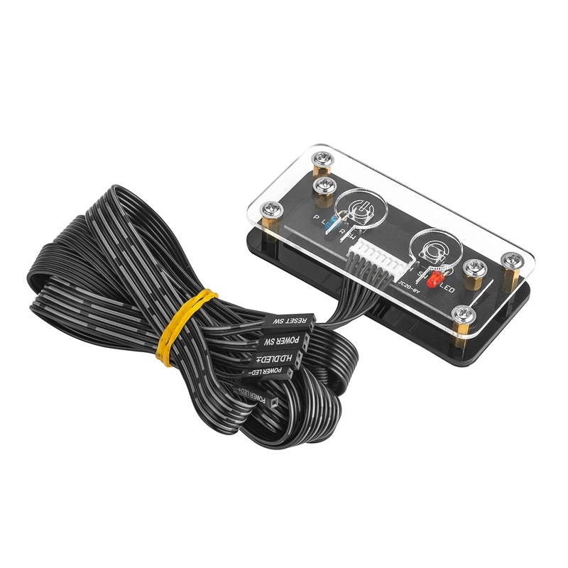 OwlTree Desktop Computer Power Button - External PC Case Motherboard Switch - On/Off Power Supply Button - Image 1