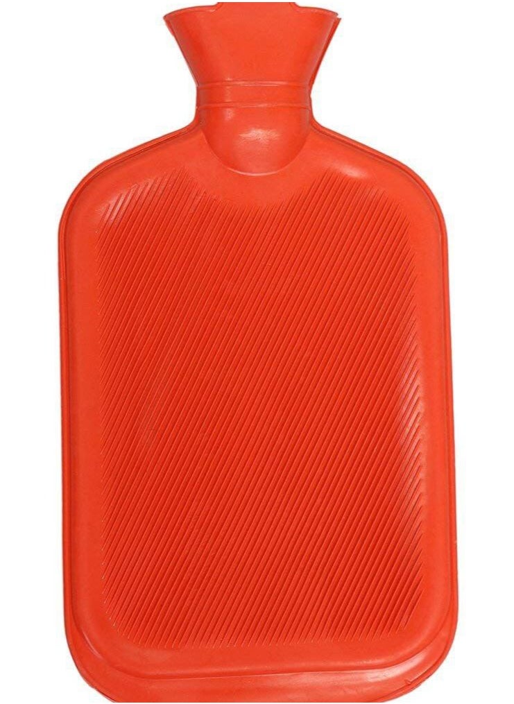 Generic Simple Deluxe Rubber Hot Water Bag, Great for Pain Relief, Hot and Cold Therapy, BPA Free Natural Rubber - Durable Hot Water Bottle IR  - Image 1