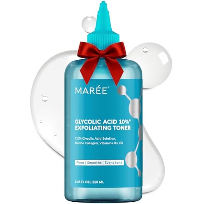 MAREE Toner Glycolic Acid Exfoliating Toner for Face Acido Glicolico para Manchas - Image 1