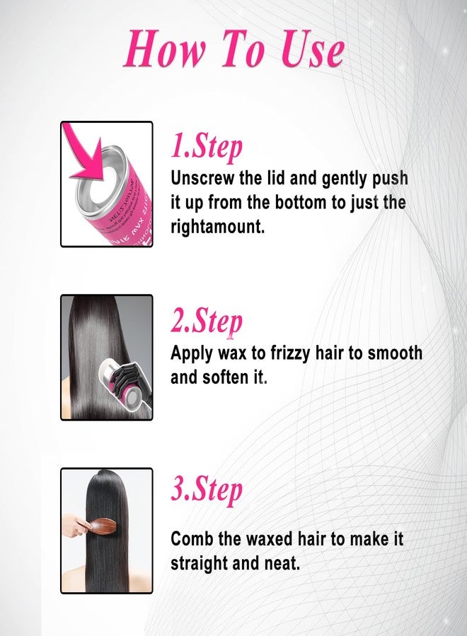 DAN Technology DAN hair wax stick, Wax Stick for Hair, Hair-Styling Waxes, Non-greasy Styling Hair Pomade Stick, Nourishing Accessories - Slick Stick for Women & Kids,(2.7 oz) - Image 4