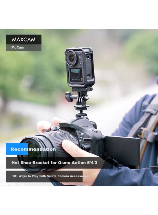 Maxcam / Maixikam For Dji Osmo Action 5/4/3 Pro Sports Camera Hot Shoe Cold Shoe Fixed Bracket Base Accessories - Image 1