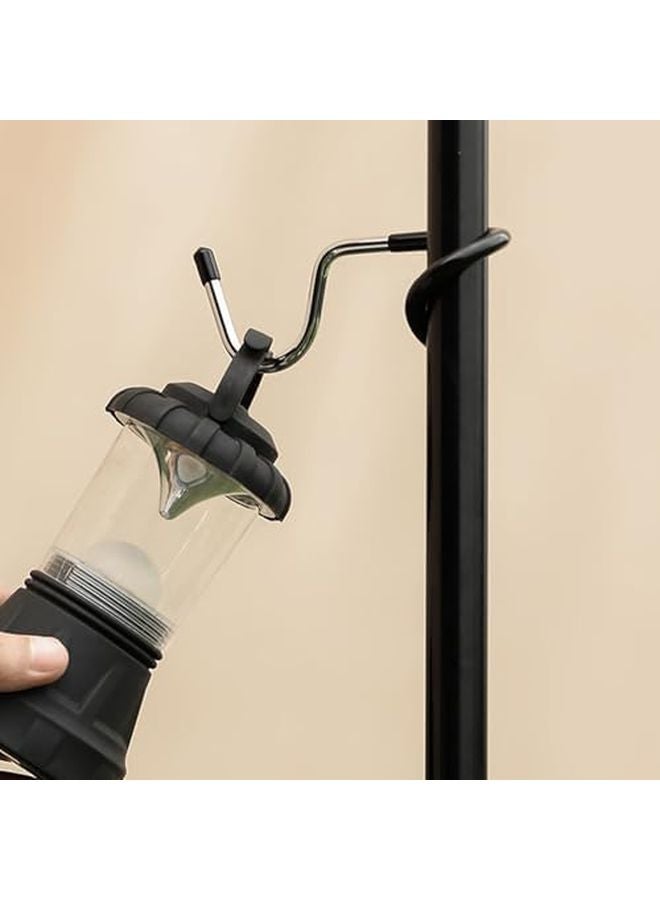 Large Size Portable Tent Poles Lamp Hanger Nonslip Light Hook Stainless Steel Pigtail Storage Attachments - Image 4