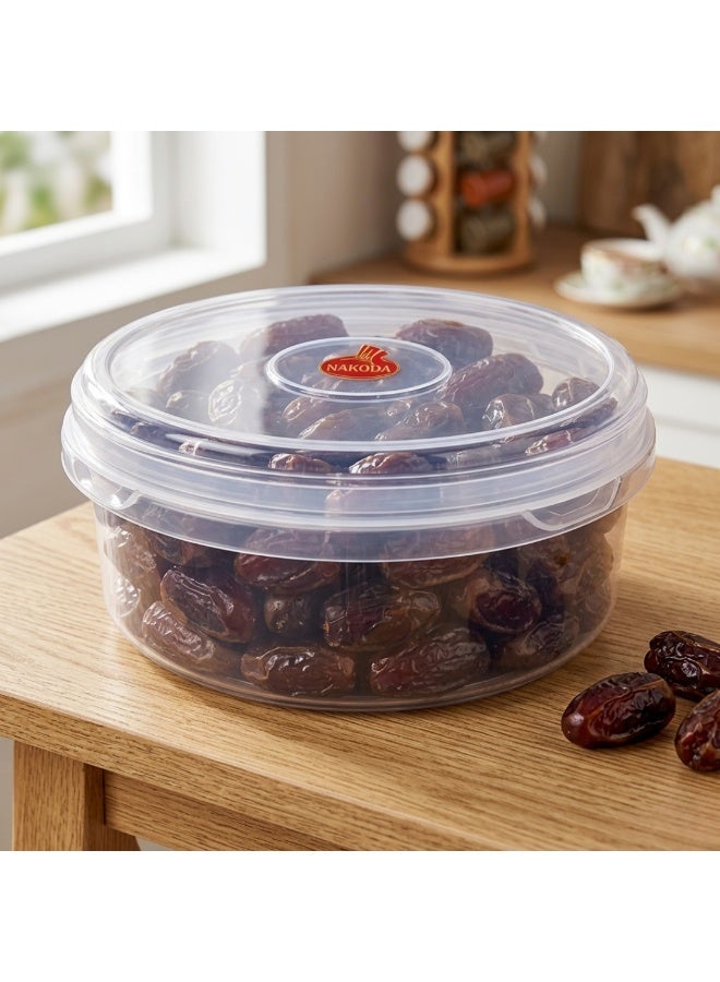 NAKODA Inorbit 12-Piece Plastic Food Container Set | Airtight & Leakproof | BPA-Free | Durable & Reusable Storage Containers | Ideal for Dates, Dry Fruits, Snacks & Kitchen Organization - Image 2