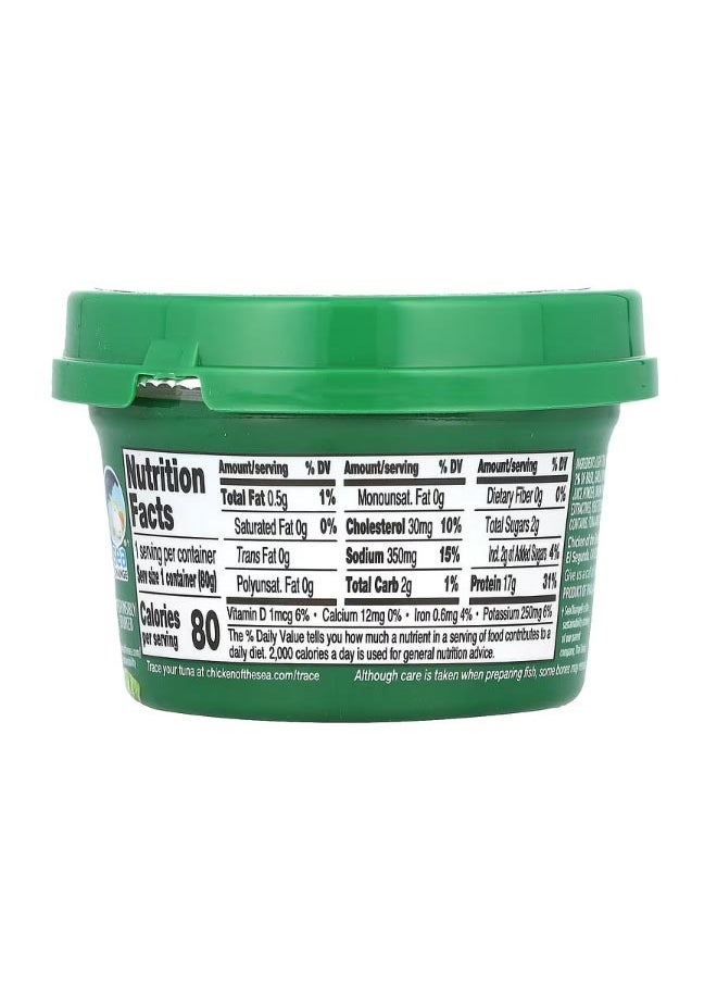 Chicken Of The Sea Infusions Wild Caught Tuna Basil 2.8 oz  80 g  - Image 2