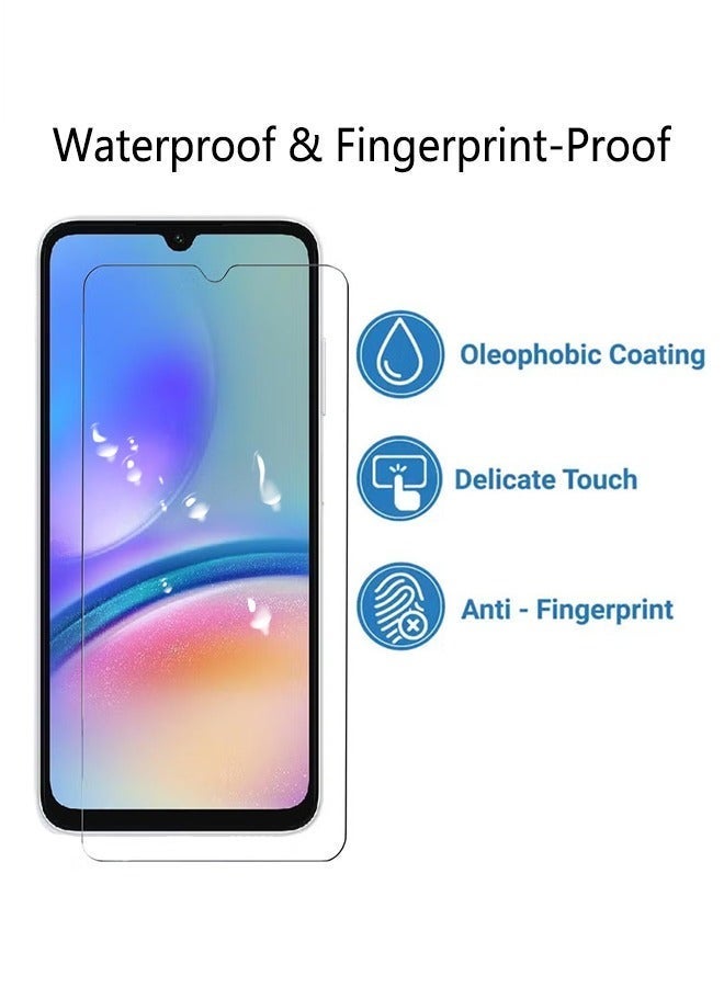 X-level 2 Pack Tempered Glass Screen Protector for Samsung Galaxy A05s 4G with Comfortable Touch Feeling, Easy Clean Install, Transparent Anti-scratch Anti-drop Anti-fingerprint Phone Display Cover Accessory - Image 4