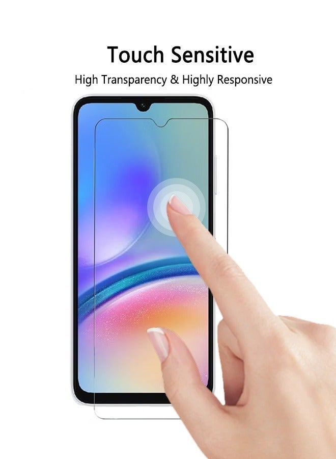 X-level 2 Pack Tempered Glass Screen Protector for Samsung Galaxy A05s 4G with Comfortable Touch Feeling, Easy Clean Install, Transparent Anti-scratch Anti-drop Anti-fingerprint Phone Display Cover Accessory - Image 5