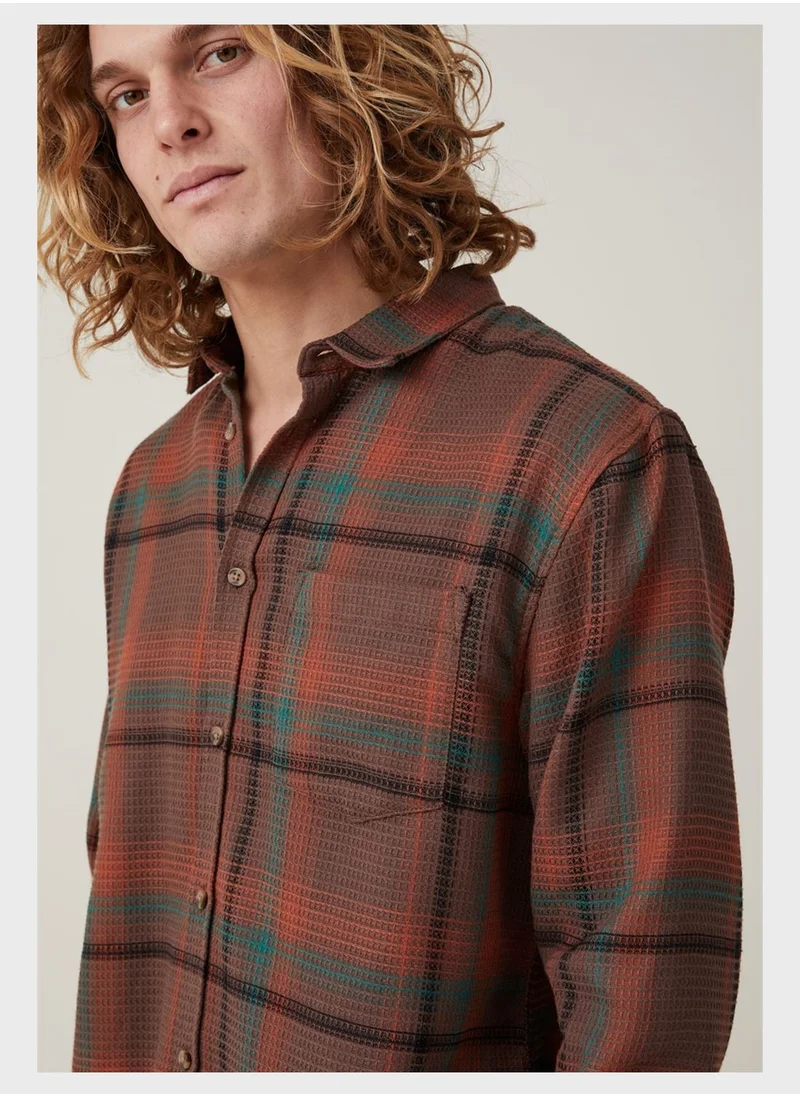 Cotton On Checked Regular Fit Shirt
