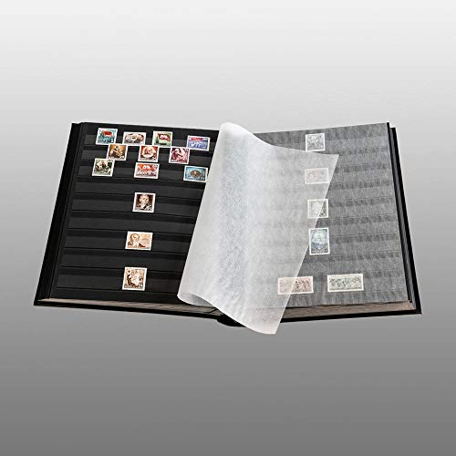 Prophila Collection Prophila stockbook 60 Black Sides Padded with slipcase Green - Image 5