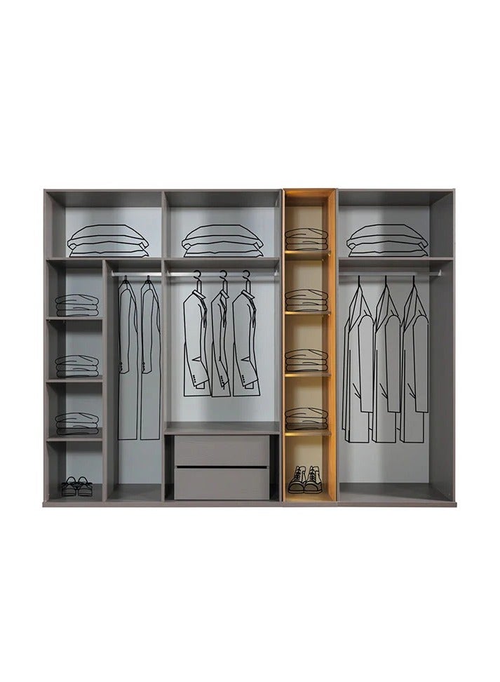 MK Kabbani Furniture Peru 6 doors wardrobe  - Image 2
