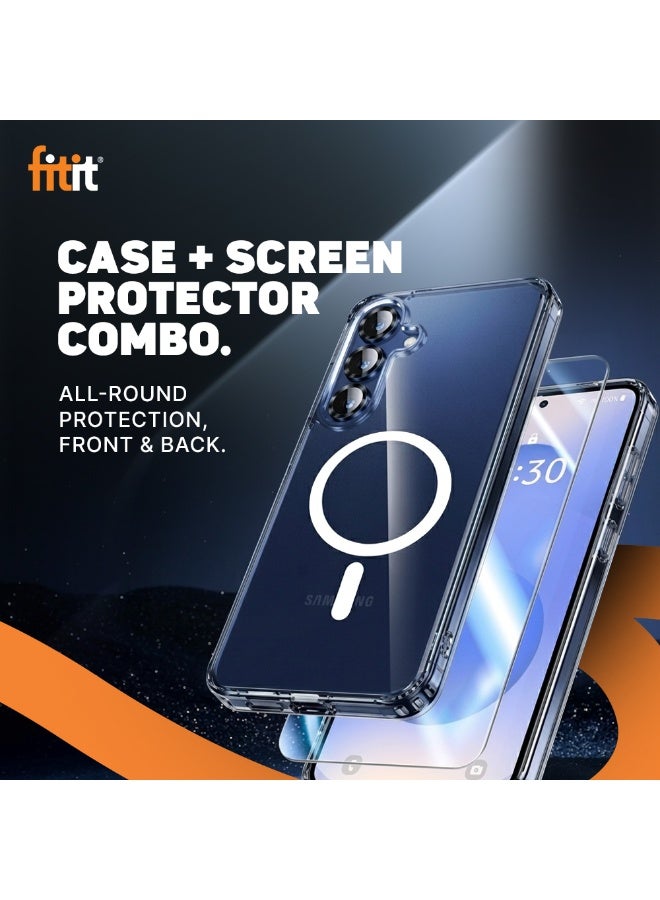 FITIT Samsung S26 Plus Magnetic Phone Case - Slim Shockproof with 36 N52-Grade Magnets, Anti-Scratch & Anti-Yellowing, Wireless Charging Compatible - fitit - Image 5