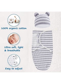 3 Pack Baby Swaddle Blanket Wrap for Newborn Boy & Gir 100% Cotton Infant Adjustable Swaddling Sleep Sack Super Soft Nursery Swaddling Blankets - pzsku/Z7A8408349C10CBBFF256Z/45/_/1683515849/9b64d3af-9733-4ce0-9ac1-78472948418e