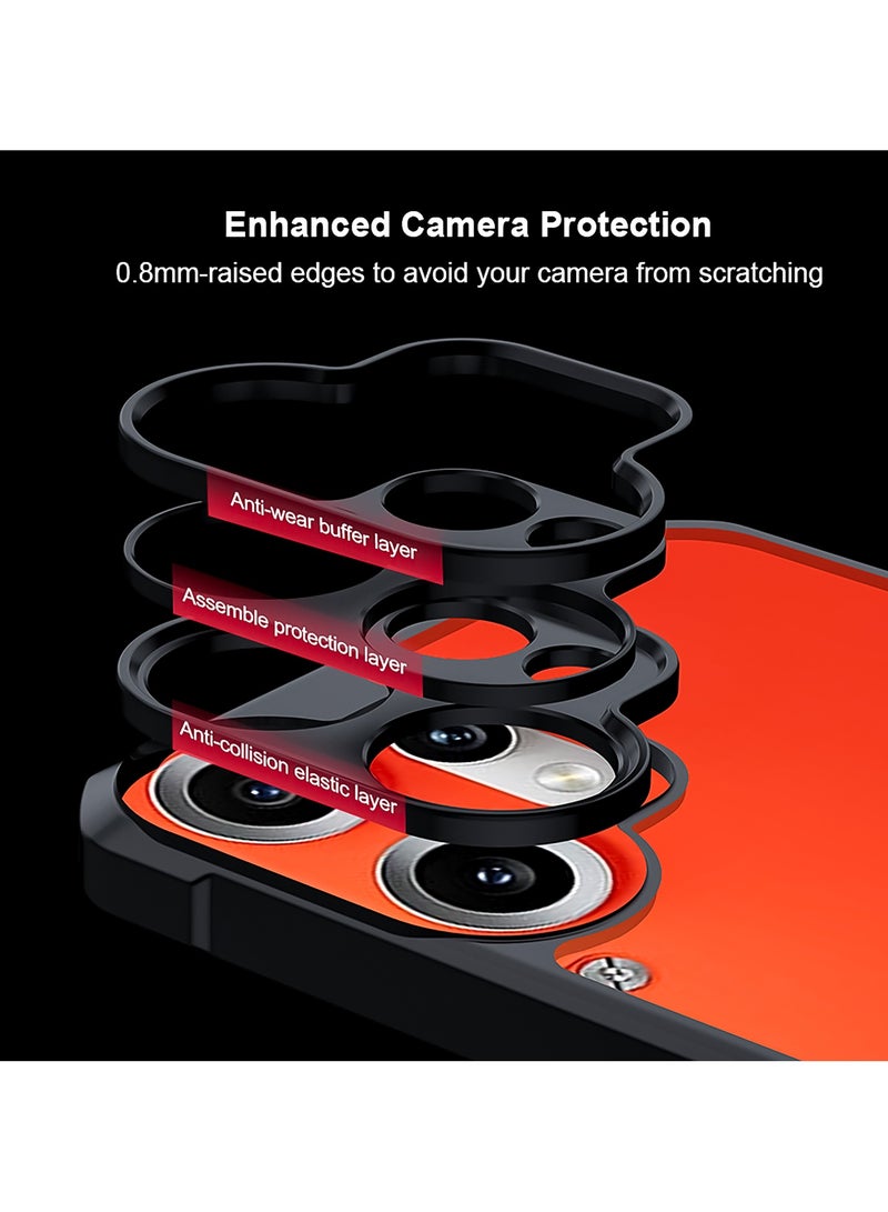 For Nothing CMF Phone 2 Pro Case, Camera Lens Protection Back Cover, TPU+PC Shockproof Bumper Mobile Phone Case, Anti-Yellowing Slim Fit Protective Casing - Image 3