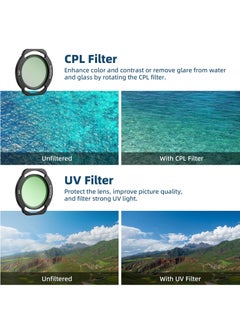 Generic CPL UV ND Filter for DJI NEO Multi-Coated Filter Set for DJI NEO Drone Accessories - 6-Pack Filter(UV/CPL/ND8/ND16/ND32/ND64)  - Image 4