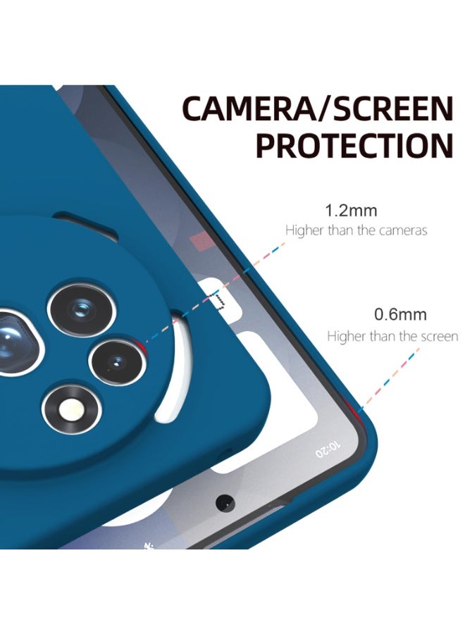 DUSALA Case for Nothing Phone 3a Pro Matte Silicone Flexible Camera Protection Back Cover for Nothing Phone 3a Pro - Image 5