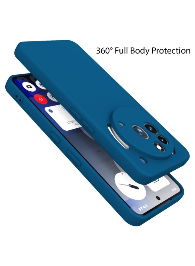 DUSALA Case for Nothing Phone 3a Pro Matte Silicone Flexible Camera Protection Back Cover for Nothing Phone 3a Pro - Image 2