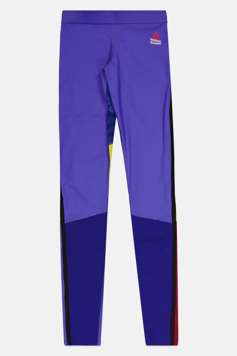Reebok Women Crossfit Cordura Compression Leggings, Purple - Image 2