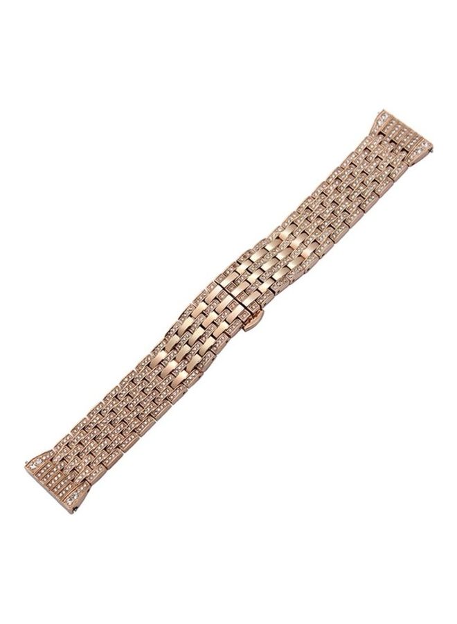 NIBEMINENT Aluminum Alloy Masonry strap 22mm For Huawei Watch GT2e GT2 46mm Rose gold - Image 5