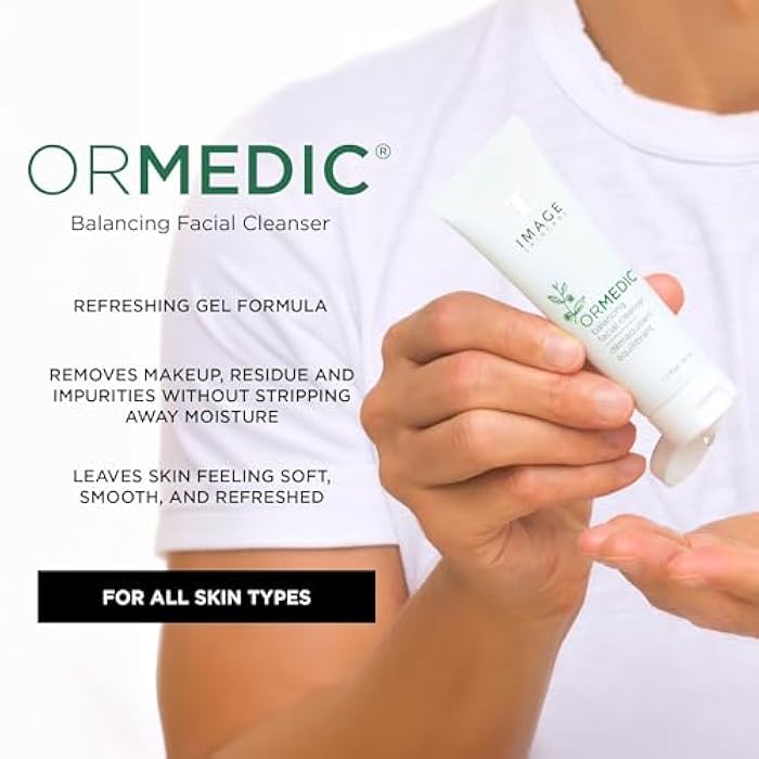 IMAGE Skincare, Ormedic pH Balancing Facial Cleanser, Mild Foaming and Hydrating Face Wash with Aloe Vera - Image 2