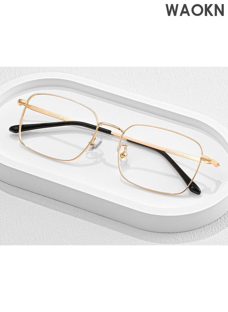 WAOKN Blue Light Blocking Glasses Blue Light Filter Computer Reading Gaming TV Phones Browline Eyeglasses Fashion Anti Glare/UV 400/Eye Strain Eyestrain Headache Eyewear for Men - Image 4