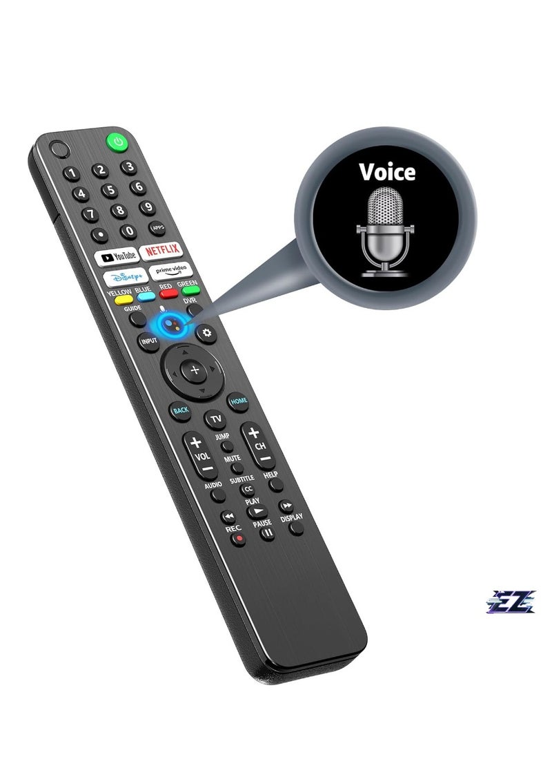 ELTRAZONE - : Replacement Remote Control RMF-TX520U MG3-TX520U with Voice Compatible for Sony Bravia Smart TV KD-43X80J, KD-43X85J, KD-50X80J, XR-50X90J, XR-50X94J, XR-55A80J, XR-55A84J with Battery - Image 1