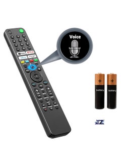 : Replacement Remote Control RMF-TX520U MG3-TX520U with Voice Compatible for Sony Bravia Smart TV KD-43X80J, KD-43X85J, KD-50X80J, XR-50X90J, XR-50X94J, XR-55A80J, XR-55A84J with Battery