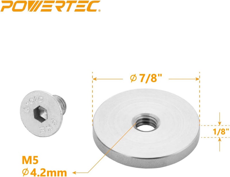 POWERTEC 18-Inch Miter Bar Replacement for Miter Gauges | Smooth Sliding Action, Easy Mounting, Durable Upgrade for Table Saw & Miter Gauge Systems (71629) - Image 4