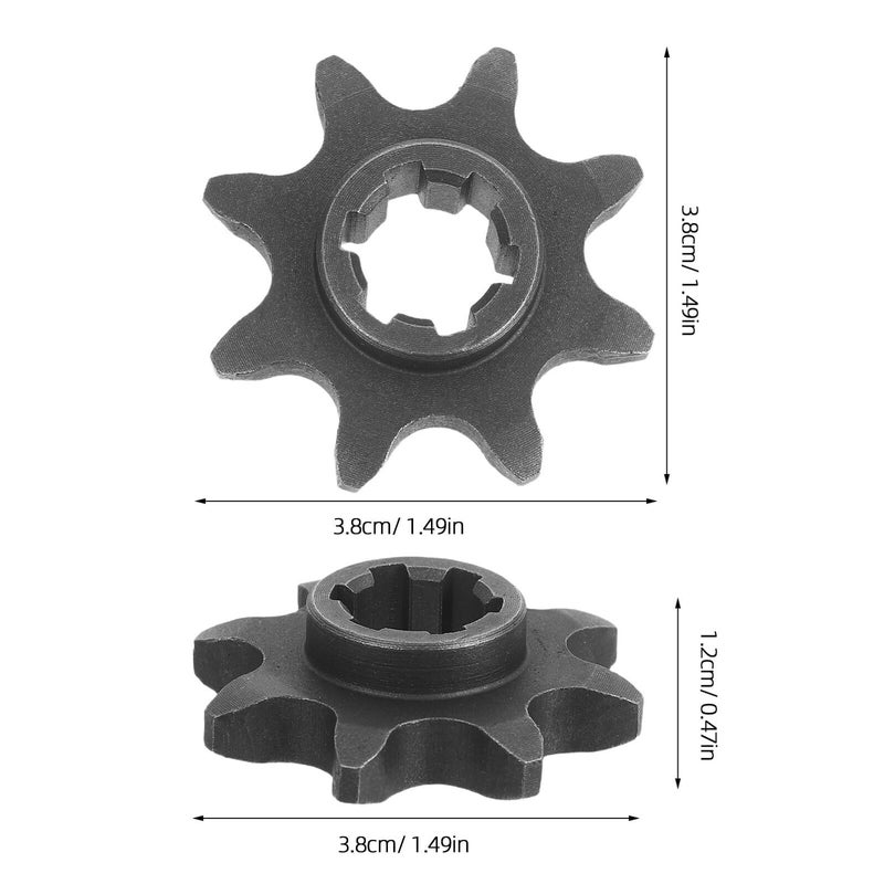 420T Sprocket And 8T Rear Gear For 50cc 80cc Mini Bike Two Stroke Engine - Image 3