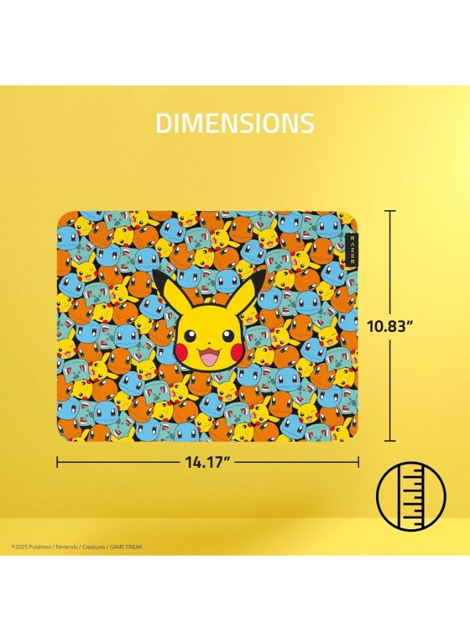 Razer Gigantus V2 Pokémon Edition - Soft Gaming Mouse Mat for Speed and Control - Micro Fabric Surface - Thick Rubber Foam - Non-Slip Base - 360 x 275 x 3 mm | Pokémon Kanto I RZ02-03333900-R3M1 - Image 4