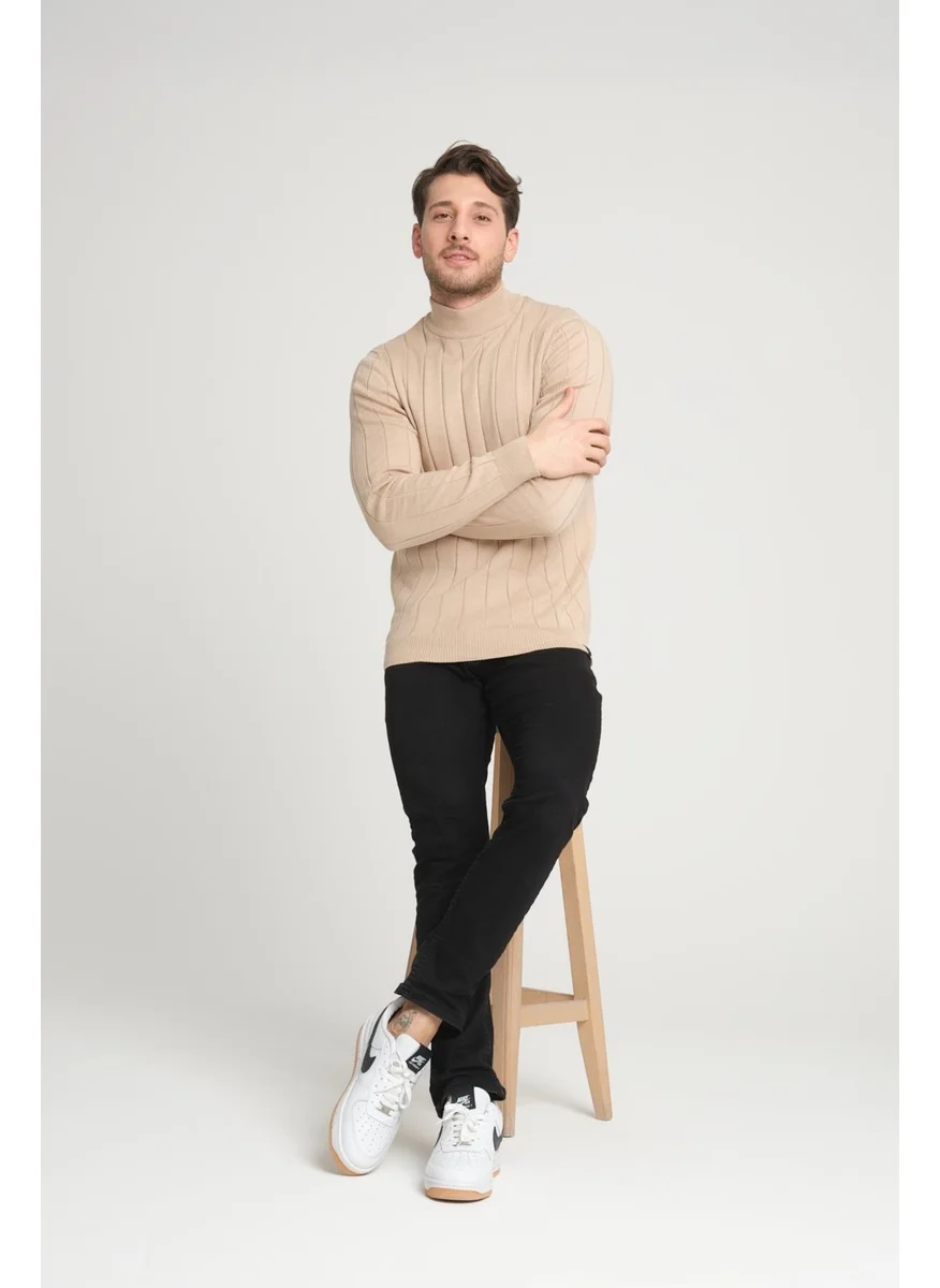 Alexander Gardi Half Turtleneck Regular Fit Knit Sweater (E23-6706)