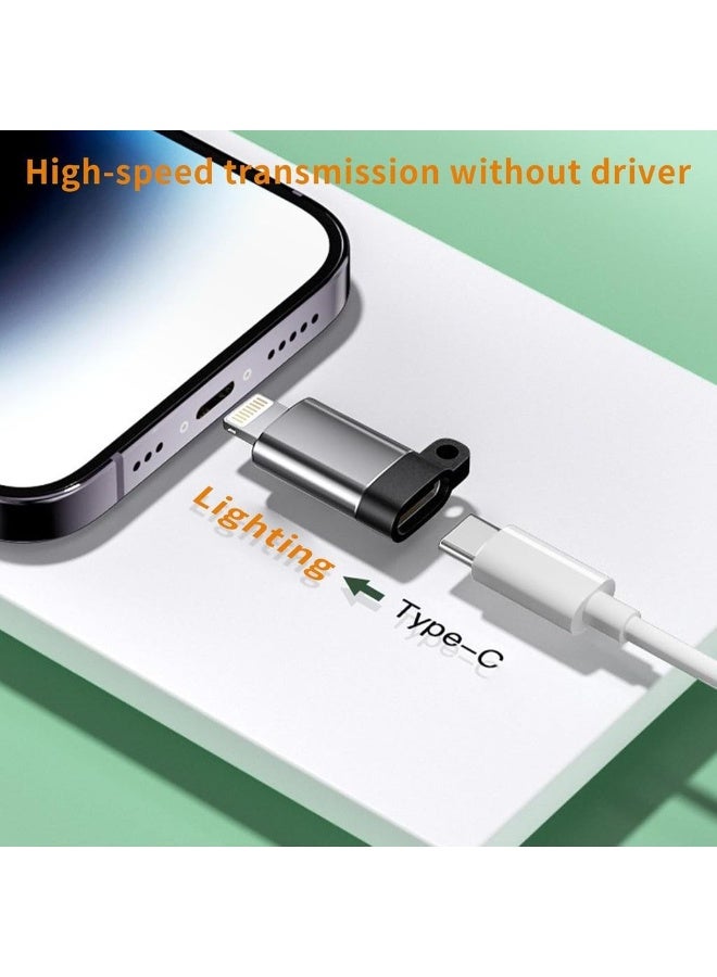 2 Pack USB C To Lightning Adapter IO-S OTG Adapter Suitable For Connecting Phones Tablets USB Flash Drives Card Readers Mice And Keyboards - Image 2