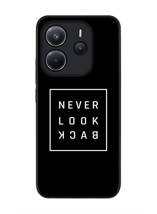 Stylizedd For Xiaomi Redmi Note 14 4G 4G Case,Slim fit Camera Protection, Shockproof Thin Phone cover  - Never look back - Image 1