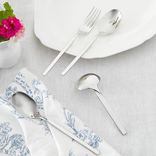 Villeroy & Boch New Wave Serve Set, 18/10 Stainless Steel, 4-Piece, Silver - Image 2