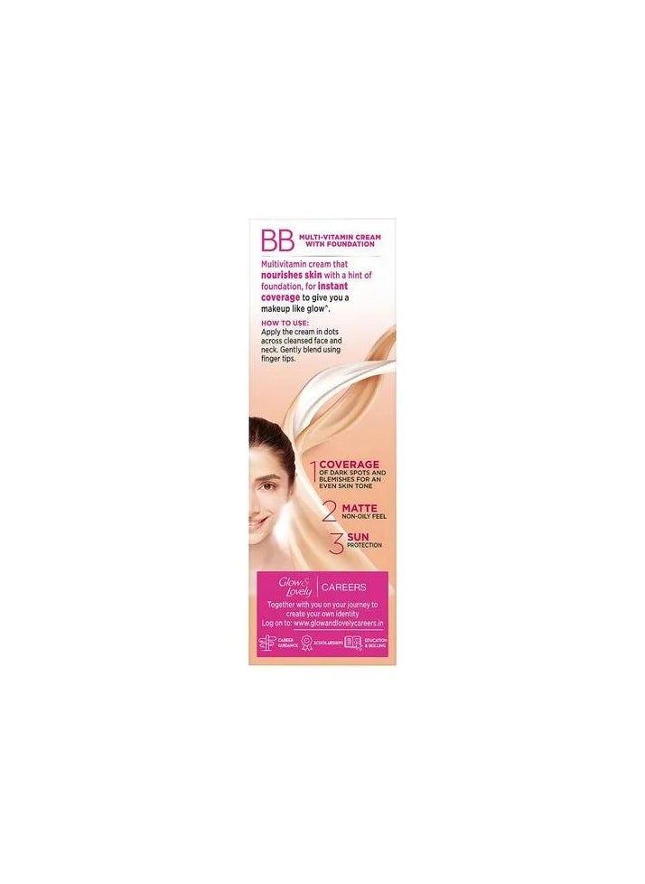 Glow & Lovely - BB Cream Make Up Multivitamin Cream 18 g Shade 01 - Image 1