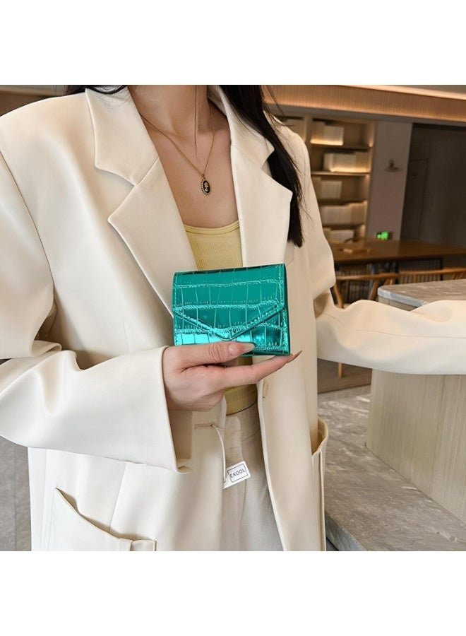 Mini Women’s Shiny Leather Wallet – Elegant Compact Design, Lightweight, Practical & Perfect for Everyday Use - Image 5