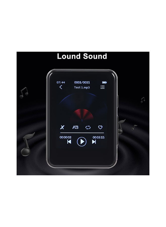 NIBEMINENT Bluetooth MP3 Full Touch Screen Music Player V6556 Black  - Image 2