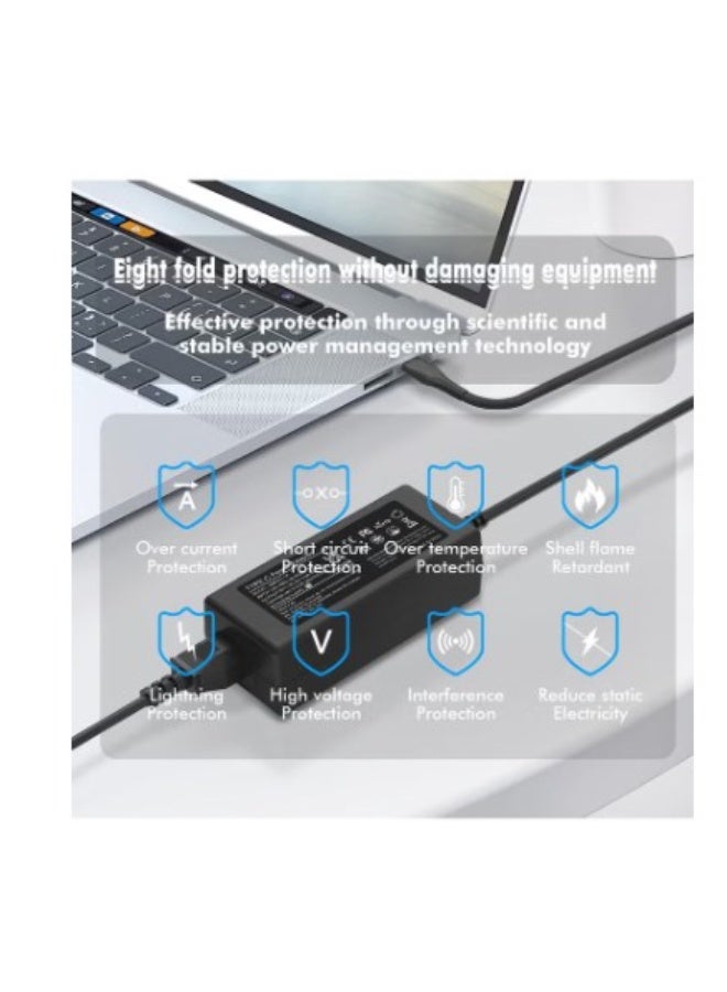 Terabyte شاحن 65 واط 45 واط لجهاز ديل إنسبيرون، محول بديل متوافق مع إنسبيرون 13 14 15 17 3000 5000 7000 3505 3593 3585 5570 5370 فوسرو 14 15 سلسلة لاتيتيود 3520 3390 إكس بي إس 13 14 - Image 3