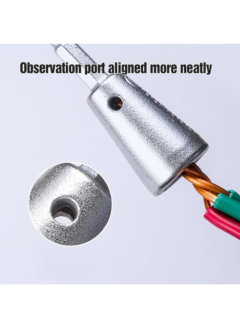 Zikra Wire Twister Tool, 2 PCS Wire Cap Nut Twister, Wire Twisting Tool, Spin Twisting Wire Connector Socket, Wire Twister Tool for Drill, Wire Stripper Tool, Wire Stripping Tool for Drill - Image 3