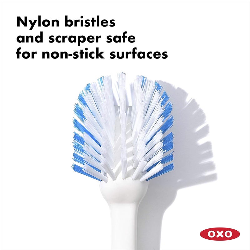 OXO Good Grips Dish Brush WhiteBlack 1EA - Image 3