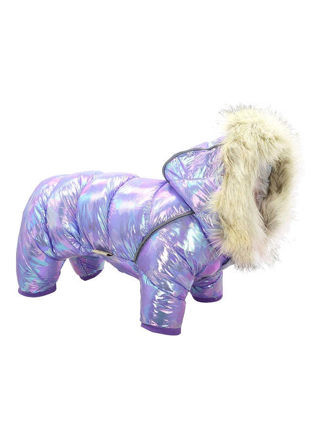 NIBEMINENT Waterproof Pet Clothes Purple 25.00 x 2.00 15.00cm - Image 1