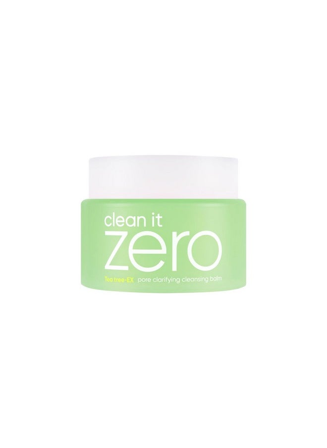 Banila Co Clean It Zero Pore Clarifying Cleansing Balm Korean Makeup Remover For Oily/Acne Prone Skin Vegan & Made With Tea Tree Oil + 4Terpineol 100Ml/3.38 Fl Oz…  - Image 1