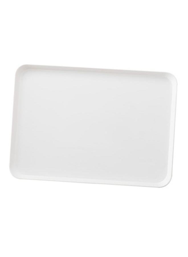 Plastic Breakfast Plate Rectangular Food Serving Tray Fruit Bread Cup Dinner Dish for Home Cafe Hotel