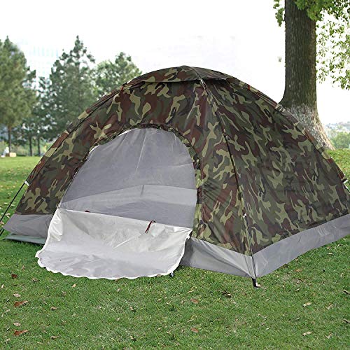 R Runilex Military Picnic Camping Portable Waterproof 2/4 Person Outdoor Dome Tent (Army Color Tent (4 Person Tent) - Image 2