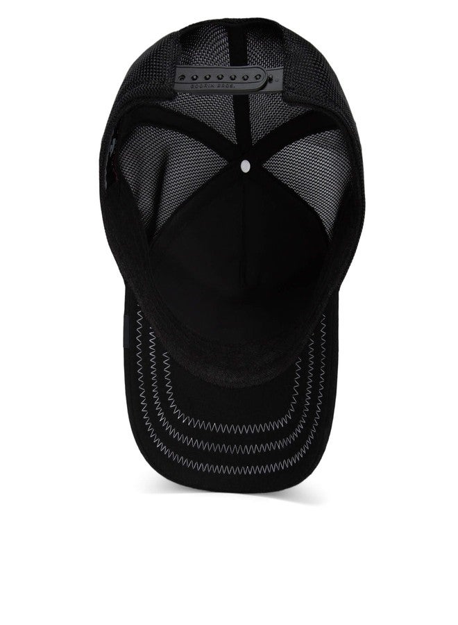 جورين بروس. قبعة سائق شاحنة من مجموعة جوورين أليجانس، بنقشة ديدان الكتب (أسود)، مقاس واحد للبالغين، للجنسين - Image 5